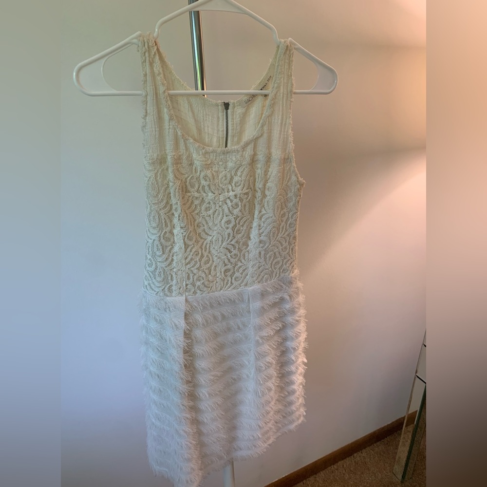 Rachel Roy size 2 white/cream mini dress